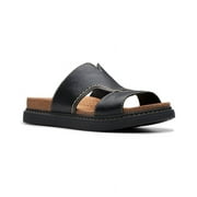 Clarks Arwell Walk Leather Sandal, 6.5, Black